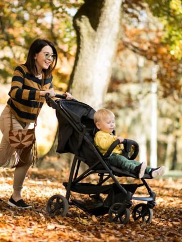 perfecte kinderwagen op reis vakantie