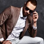 stijlvol geklede man