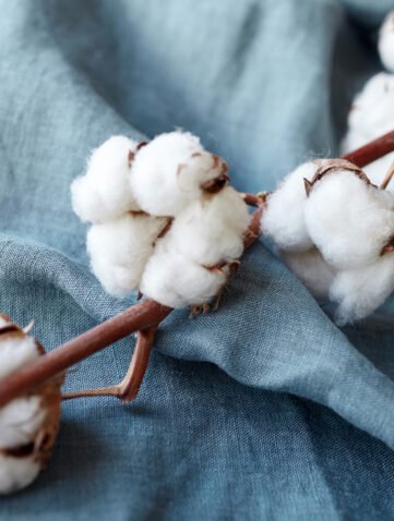 denim met tak katoen