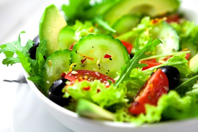 meer groenten in salades