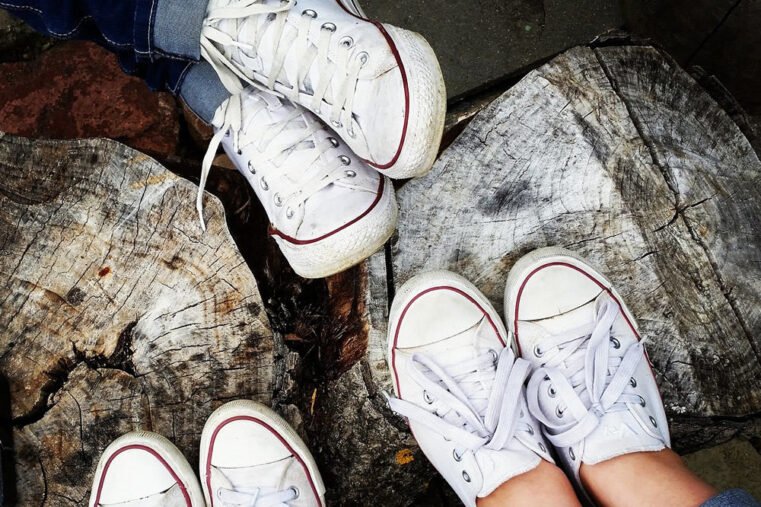 witte sneakers weer wit