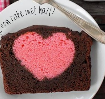 cake met hart