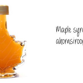 maple syrup of ahornsiroop