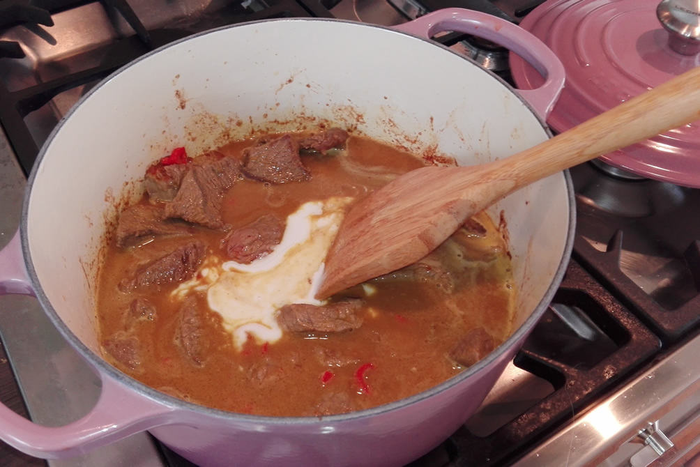 Rendang vlees uit de oven - Kook Rubriek