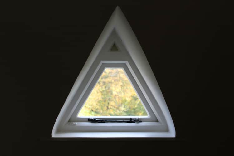 driehoekig raam