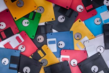 ouderwetse floppy-disk