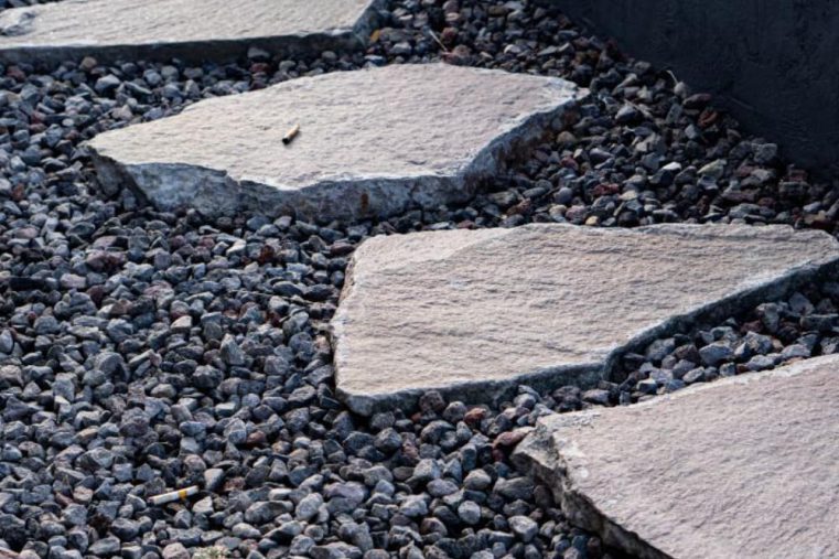 flagstones en stapelblokken