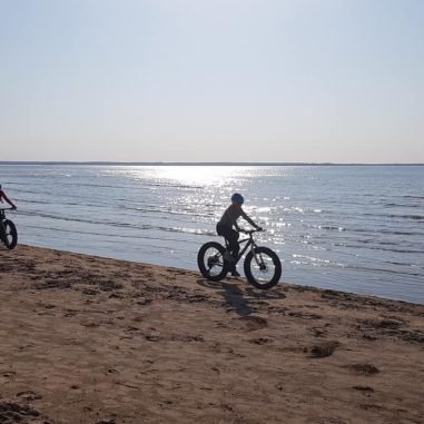 fatbikes op strand