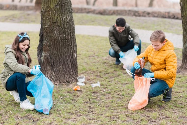 organiseer een buurtopruimdag