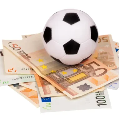 Voetbal op eurobiljetten