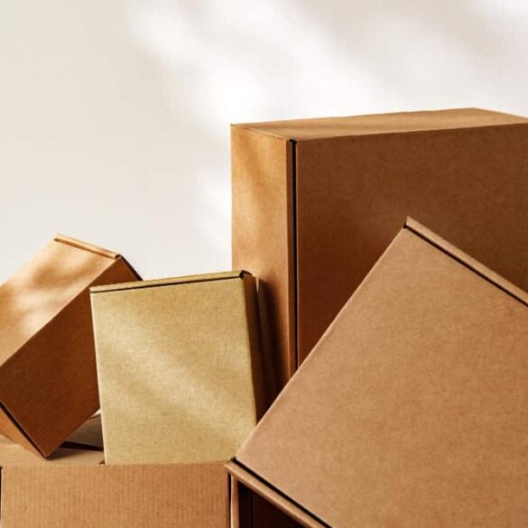 verschillende maten verzenddozen