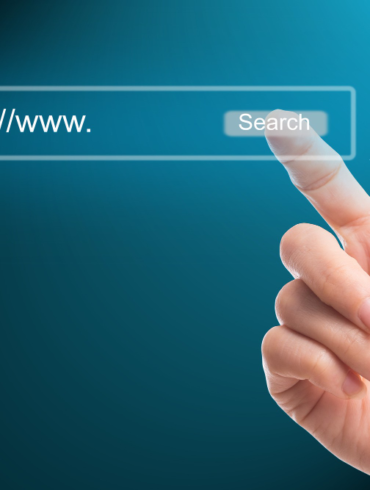 Scherm om website te zoeken