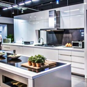 keuken met veel apparatuur
