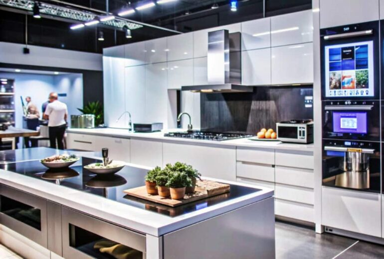 keuken met veel apparatuur
