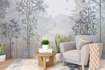 aquarelachtig fotobehang