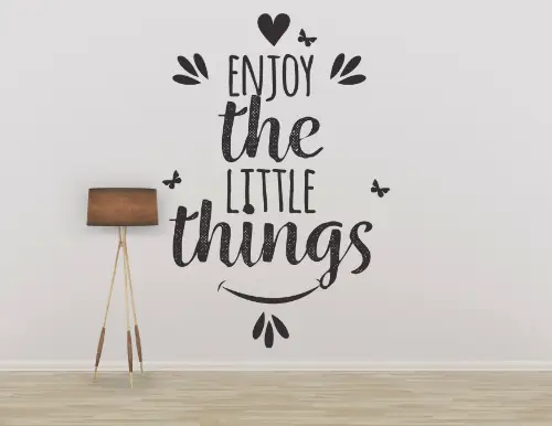 muursticker met tekst