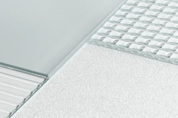 Glasstructuren met verschillende texturen en patronen