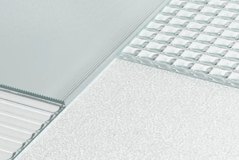 Glasstructuren met verschillende texturen en patronen